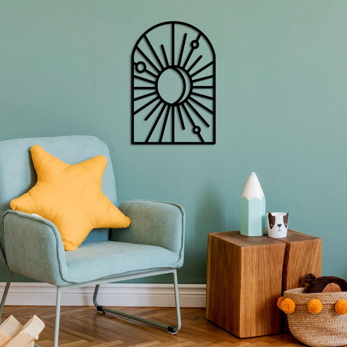 Wallity Window And Crescent - M Negro